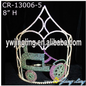 Rhinestone Beauty Custom Car Pageant Crowns And Tiaras